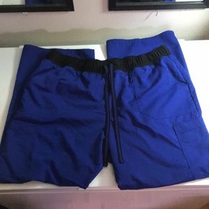 ScrubStar Ladies XL Navy Blue And Black Scrubs